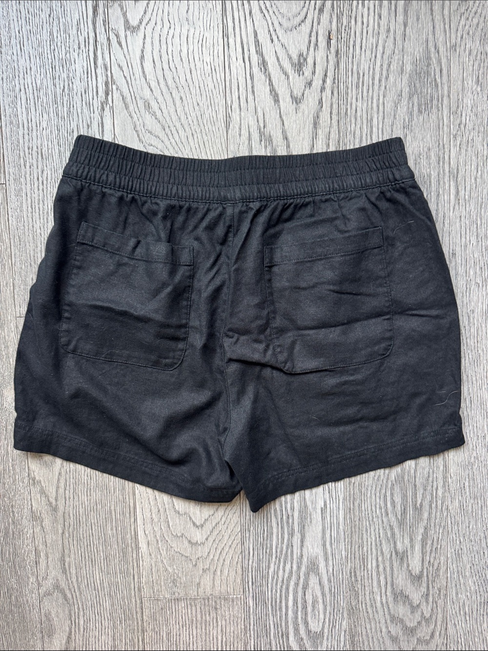 🌼Old Navy🌼 Bundle Linen Blend Pull On Shorts – White, Olive, Black, Size M - Picture 10 of 10
